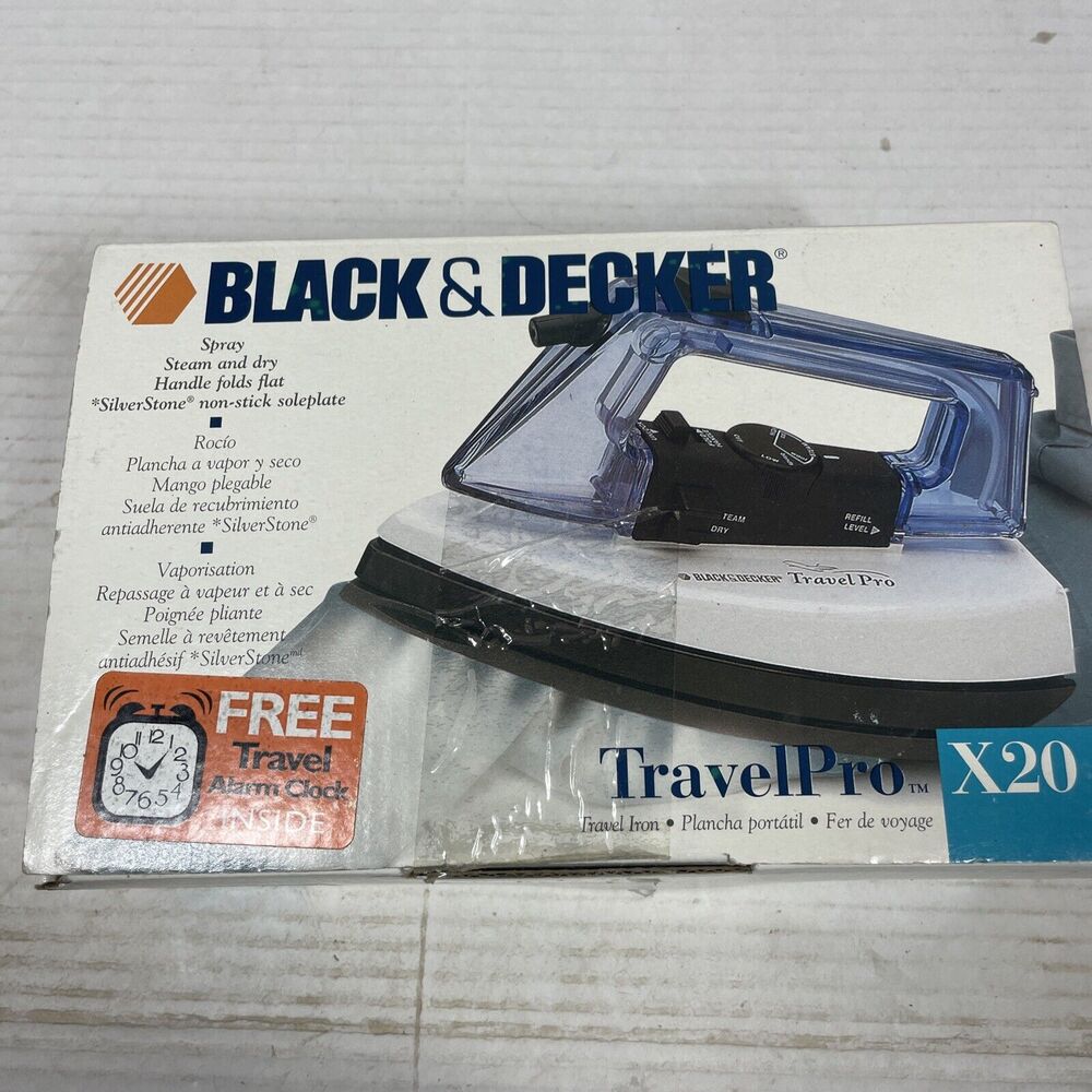 Black & Decker Travel Pro X20 Foldable‎ Clothes Iron